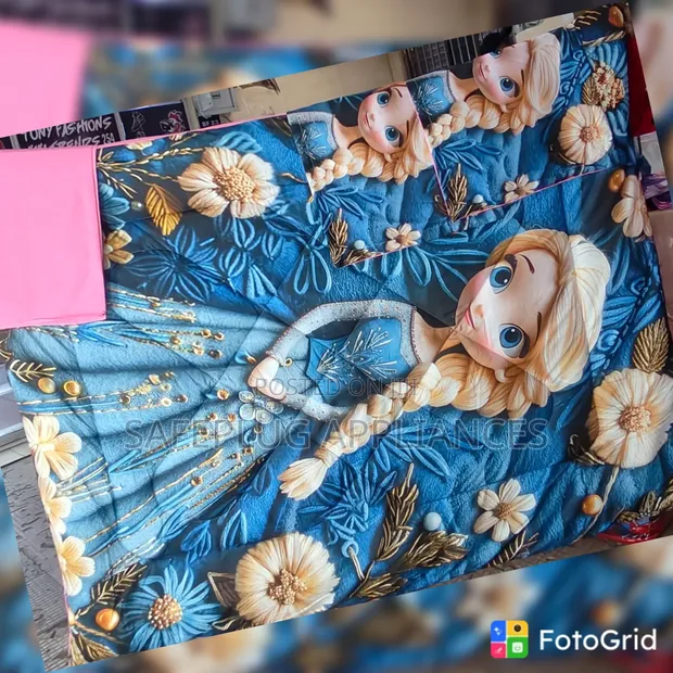 Cute Cartoon 4x6 Duvet Set | Bedsheet + 2 Pillowcases - 1