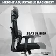 Ergonomic Office High Back Study Chair - Black - 1