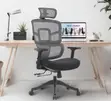 Ergonomic Office High Back Study Chair - Black - 3