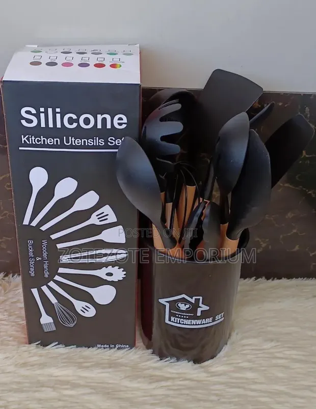 12 Piece Silicone Spoon Set - 1
