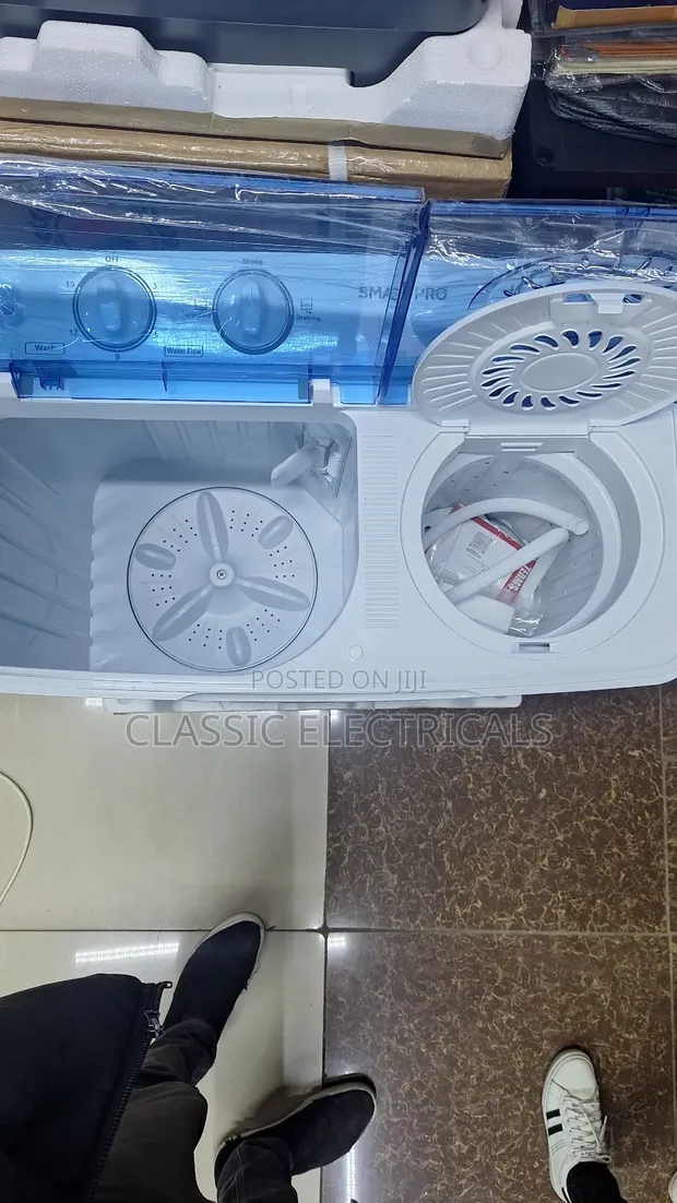Smartpro 8kg Topload Twin Tab Washing Machine - 1