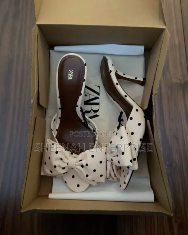 Zara Polka Dot Heels (Sizes 37-42) - 1