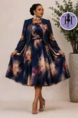 Executive Women's Casual Dress Suit - 1