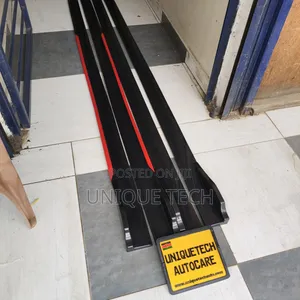 Carbon Red Side Skirts - Universal Kit