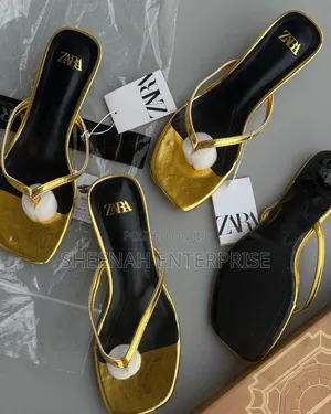 Zara Kitten Heel Sandals