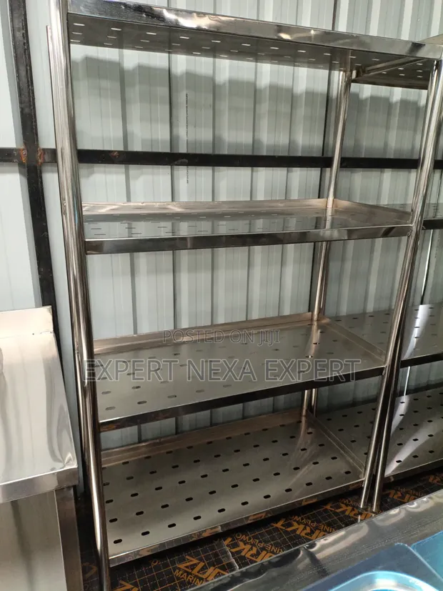 Stainless Steel Perforated Rack - 4 Tier - 1