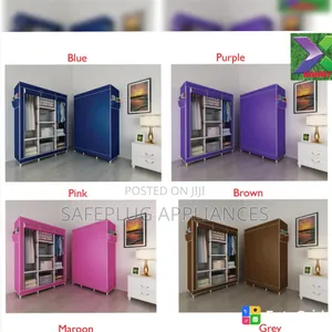 Affordable 3-Column Wooden Wardrobe (135x45x170cm)