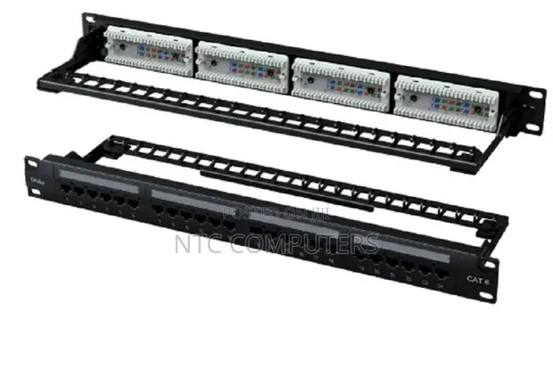 Siemon Z-Max 24-Port Cat6A Shielded Patch Panel - 1