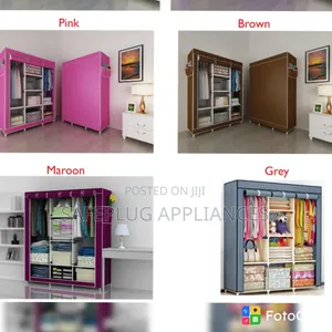 Modern 3-Door Wooden Wardrobe - Multiple Colours