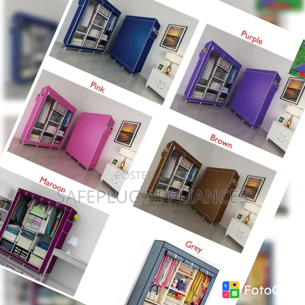 3-Column Wooden Wardrobe - Spacious & Stylish - 1