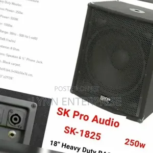 SK Pro Audio 18" Heavy Duty Bass Speaker