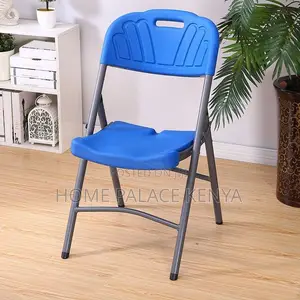 Modern Foldable Dining Chair for Patio/Garden - Blue