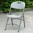 Modern Foldable Dining Chair for Patio/Garden - Blue - 2