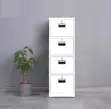 4-Drawer Metallic Office Storage Cabinet - White - 2