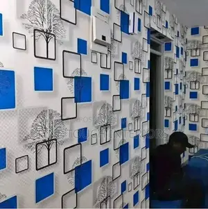 3D Wallpaper - Modern Office Renovation Wall Decor
