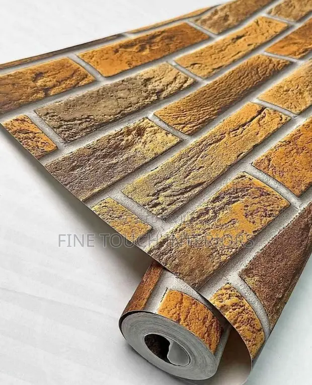 3D Brick Effect Wallpaper - 1