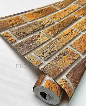 3D Brick Effect Wallpaper