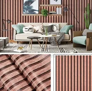3D Fluted Panels Wallpaper