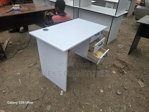 Solid Openshaw Digital Desk with Storage - 1