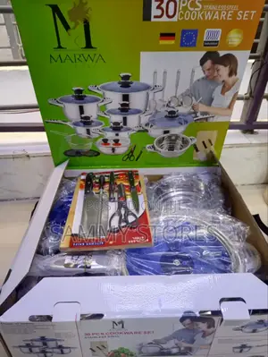 Marwa German Longlife 30-Piece Cookware Set