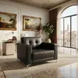Executive One-Seater Reception Sofa - Black - 3