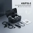 K9/F15-2 Dual Wireless Lavalier Microphone - 1