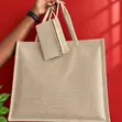 A3 Size Canvas Tote Bag na Pouch - 2