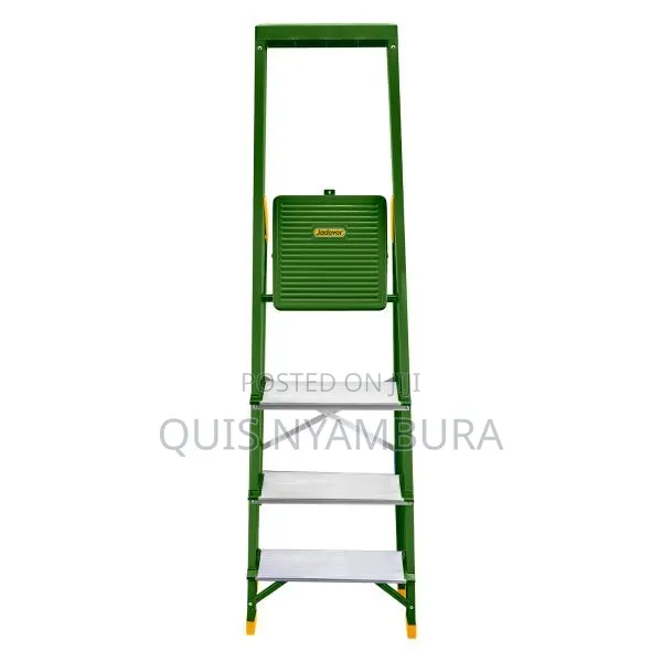Jadever 4-Step Steel and Aluminium Ladder - 1
