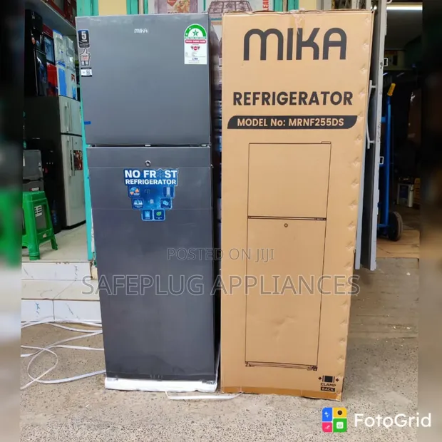 Mika 255L No Frost Double Door Fridge - 1