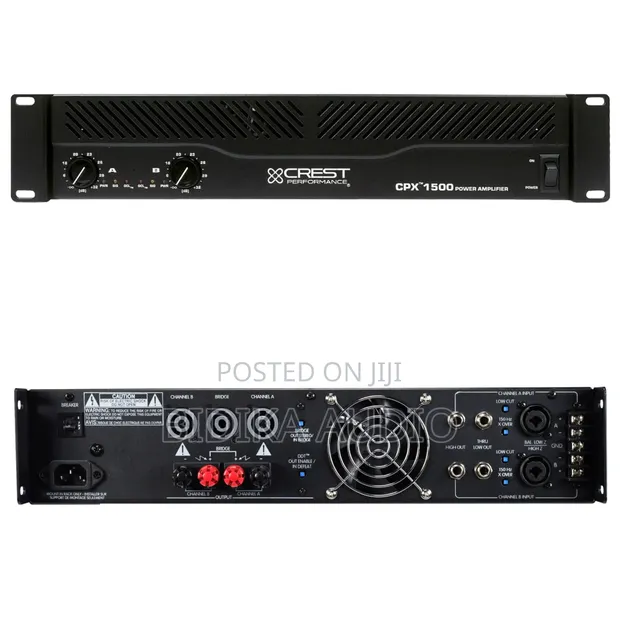 Crest Audio CPX 1500 Power Amplifier - 1