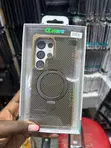 Carbon Fiber Magnetic Ring Stand Case for Samsung Galaxy S25 Ultra - 2