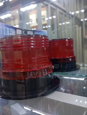 Solar Warning Light - Red Wave