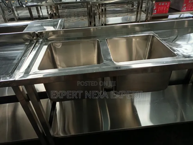 Double Bowl Stainless Steel Sink - 1