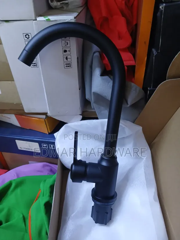 Aico Black Kitchen Mixer Tap - 1