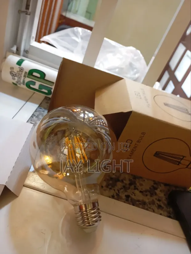 G95 Filament Bulb with Amber Glass - 1