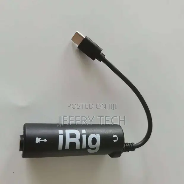 Guitar Audio Cable Type-C for iPad IRIG Guitar Adapter - 1