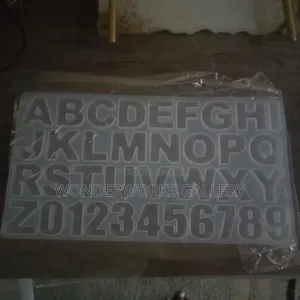 Resin Alphabet and Number Mold