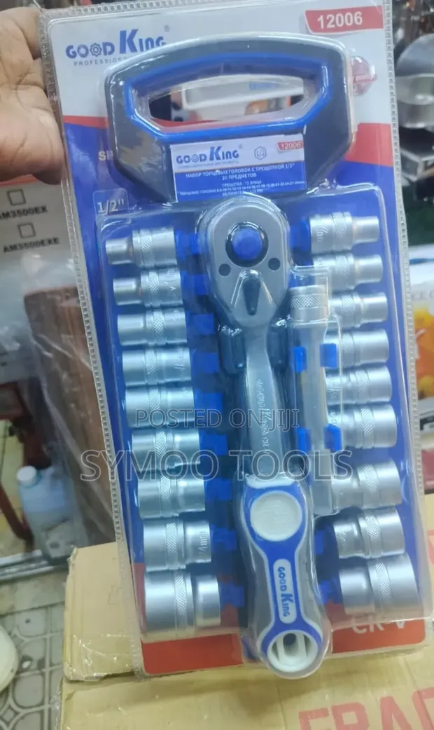 1/2" Drive Socket na Ratchet Set - 1