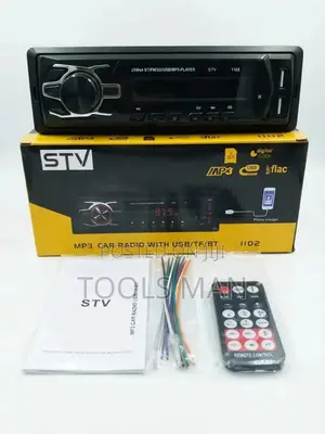 STV 1102 Car Radio MP3 Player - Bluetooth, FM, USB, TF