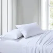 Pin Striped White Bedsheets Set - 1