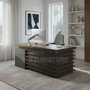 1400MM Home Office Touch Executive Desk - Brown