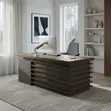 1400MM Home Office Touch Executive Desk - Brown - 1