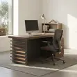 1400MM Home Office Touch Executive Desk - Brown - 5