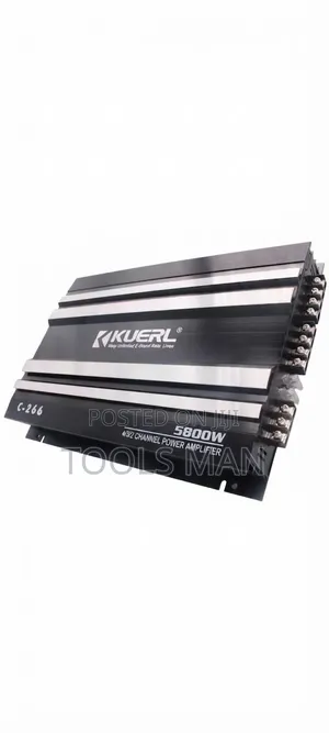 Kuerl 5800W 4-Channel Car Audio Amplifier
