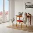 Red Armless Office/Church Chairs (Imported) - 2