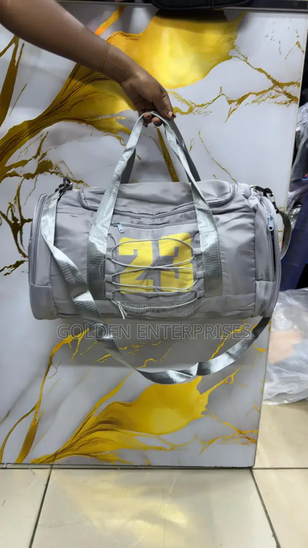 Black Sports 23 Gym Duffle Bag - 1