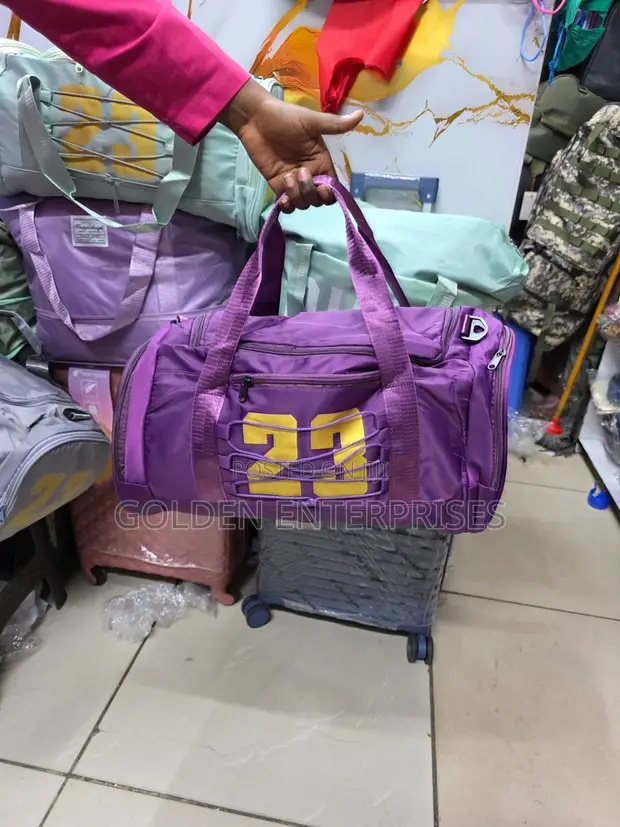 Purple Sport 23 Gym Duffle Bag - 1