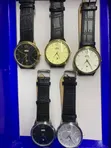 Unisex Time Day & Date Watch - Leather Strap - 5