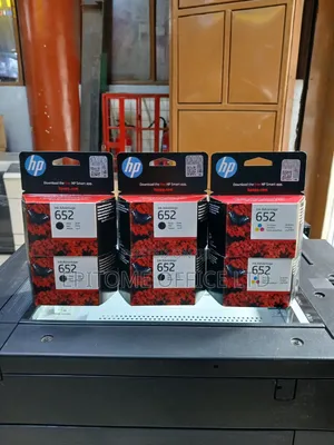 HP 652 Tri-Color & Black Ink Cartridges