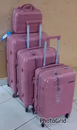 4-in-1 Unbreakable Travel Suitcase Set with Spinner Wheels - 1